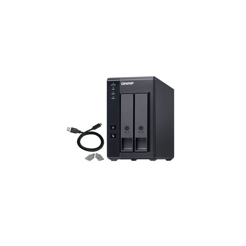 QNAP TR-002 Raid Expansion 2XHDD-Bay 1xUSB-C 3.2