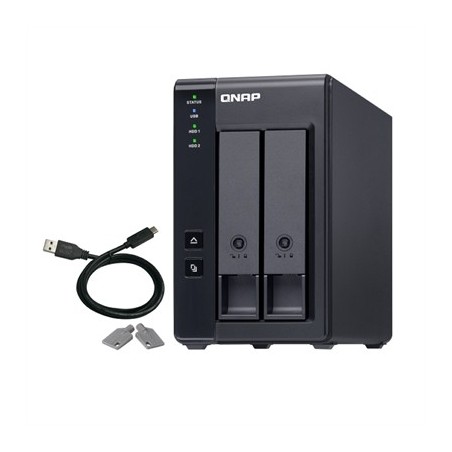 QNAP TR-002 Raid Expansion 2XHDD-Bay 1xUSB-C 3.2