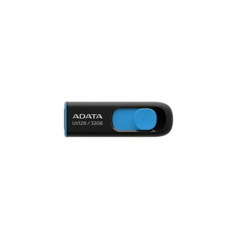 ADATA Lapiz Usb UV128 32GB USB 3.2 Negro/Azul