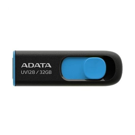 ADATA Lapiz Usb UV128 32GB USB 3.2 Negro/Azul