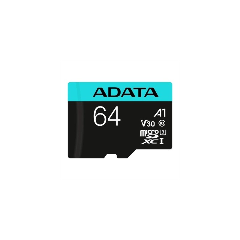 ADATA microSDXC/SDHC UHS-I U3 64GB c/adapt