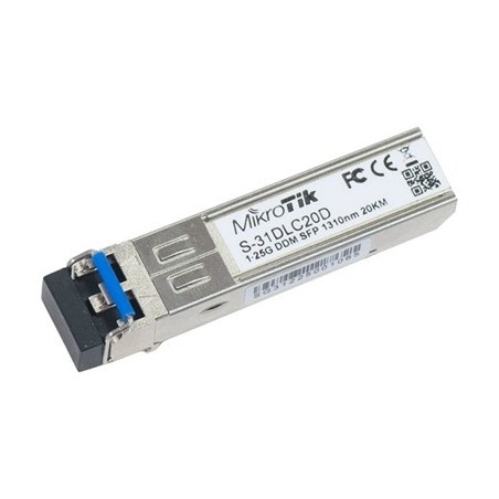 MikroTik S-31DLC20D Modulo SFP Mono Modo 20Km