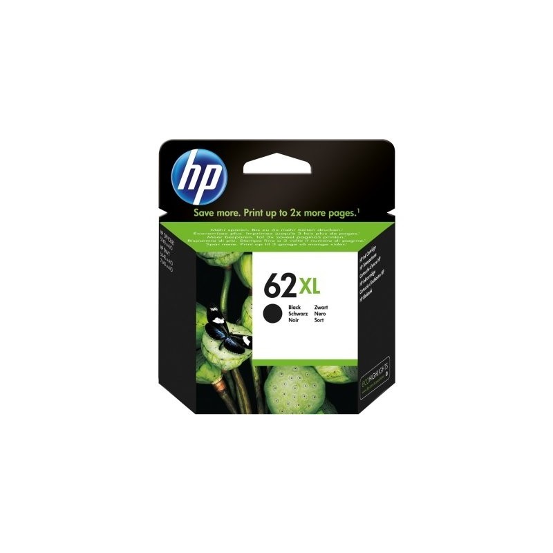 HP Cartucho 62XL Negro
