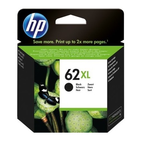HP Cartucho 62XL Negro
