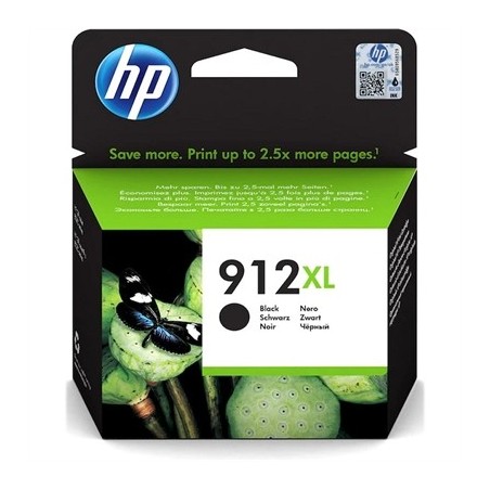 HP Cartucho 912XL Negro