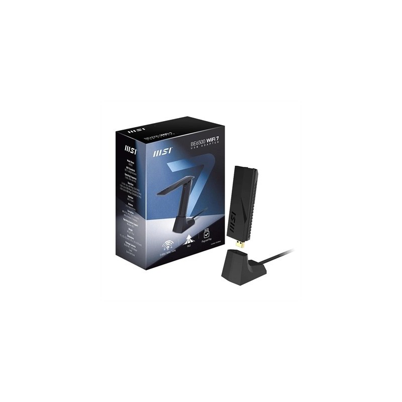 MSI GUBE65 BE6500 WiFi7 USB Adapter