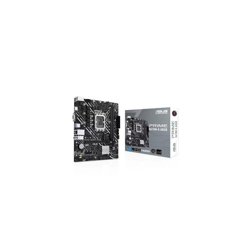 ASUS Placa Base PRIME H610M-K DDR5 ARGB mATX 1700