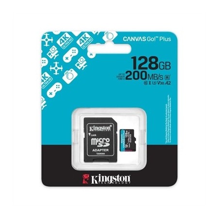Kingston microSD Canvas Go! Plus 4 128GB 200 MB-s