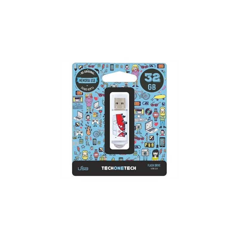 TECH ONE TECH Camper Van-Van 32 Gb USB 2.0