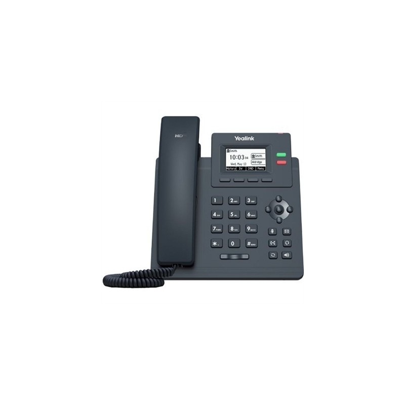 YEALINK SIP-T31G, 2 cuentas, CON PoE, SIN PSU