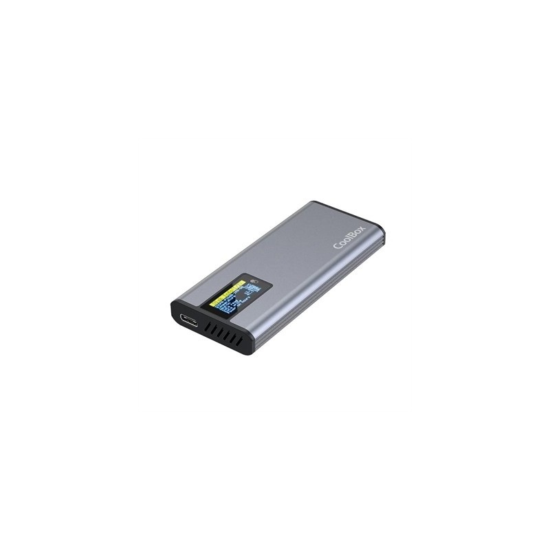 Coolbox CAJA SSD M.2 NVME/SATA LCD MINICHASE PS32