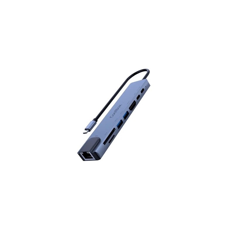 Coolbox M.DOCK C81 USB-C/1PD/2USB-A/HDMI/SD/MSD/RJ