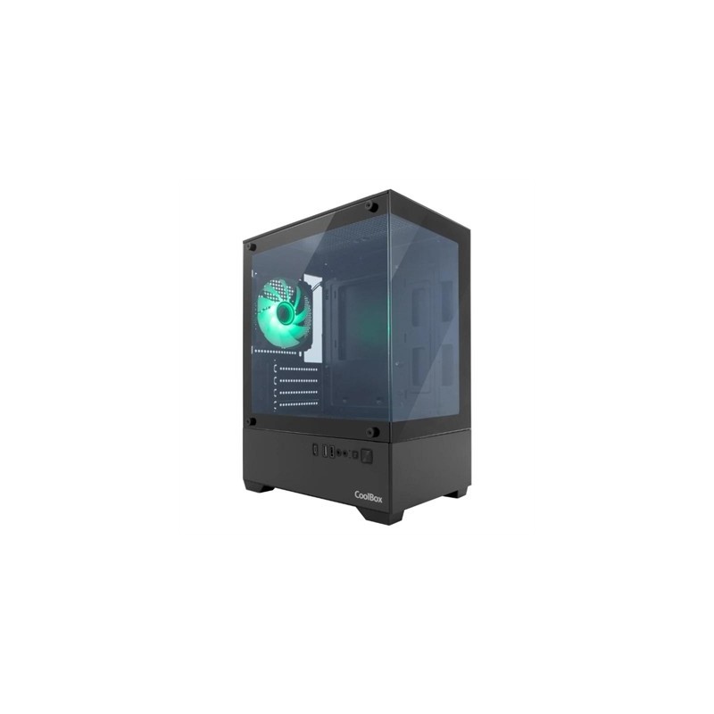 Coolbox Caja Gaming MATX GM200 V.Lite S.FTE ARGB N