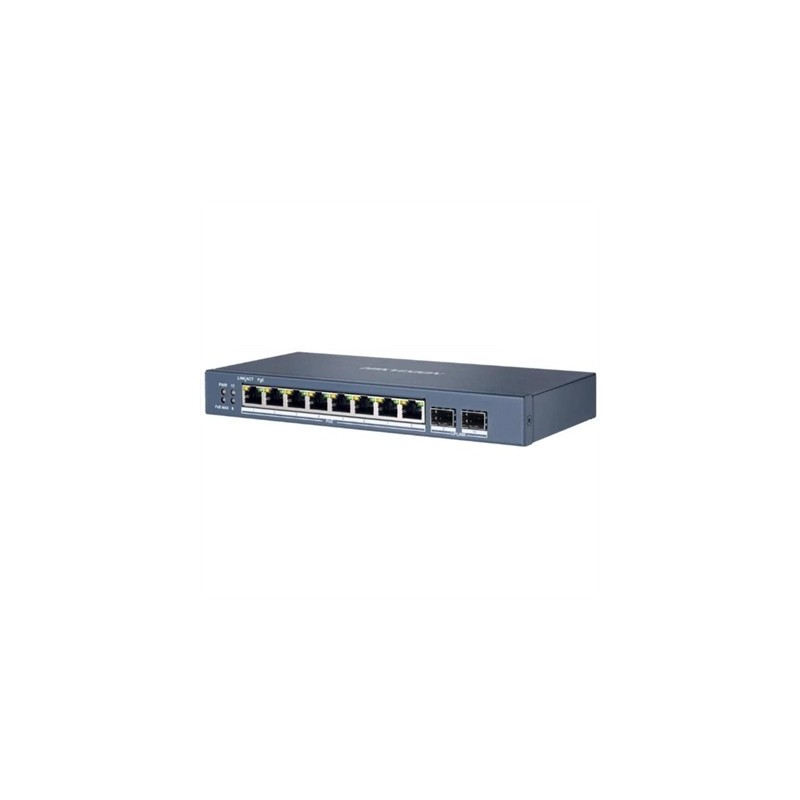 Hikvision DS-3E1510P-EI/M (B) Switch 8xGb PoE 2xGb
