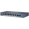 Hikvision DS-3E1510P-EI/M (B) Switch 8xGb PoE 2xGb