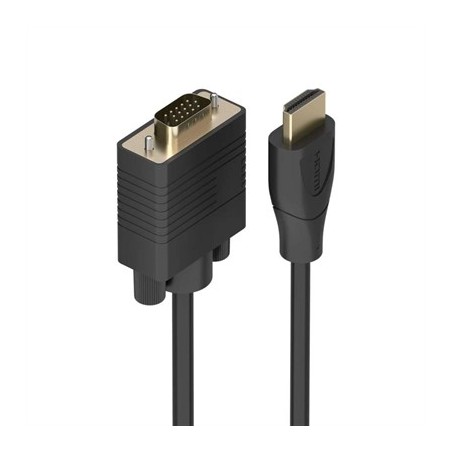 Aisens Cable Conversor HDMI/M a SVGA/M Negro 1.5m