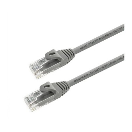Aisens Latiguillo Rj45 Cat.6A Utp Gris 0.5M