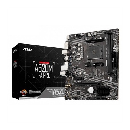 MSI Placa Base A520M-A PRO mATX AM4