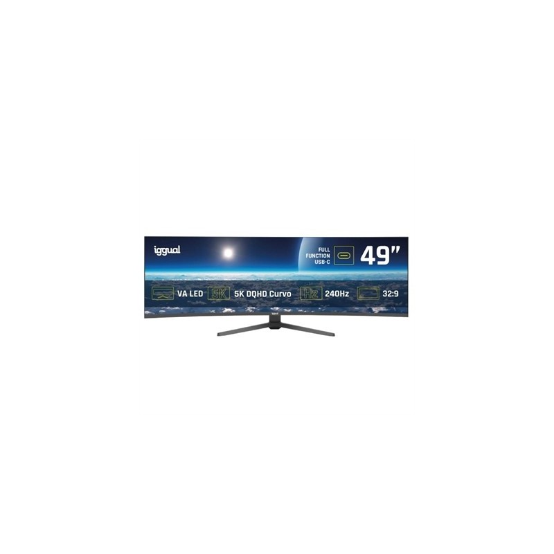 iggual Monitor 49" 5K DQHD 1ms 240Hz MM AA Curvo