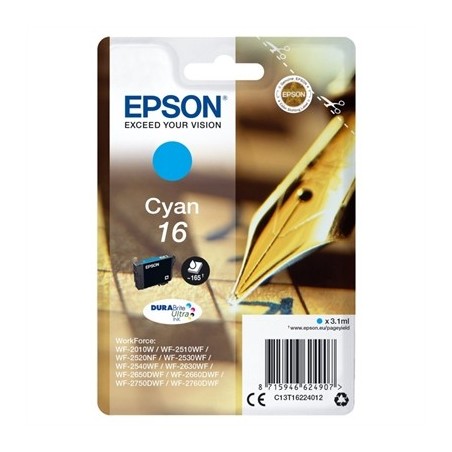 Epson Cartucho T1622 Cyan