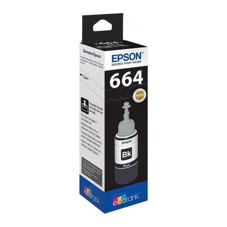 Epson Botella Tinta Ecotank T6641 Negro
