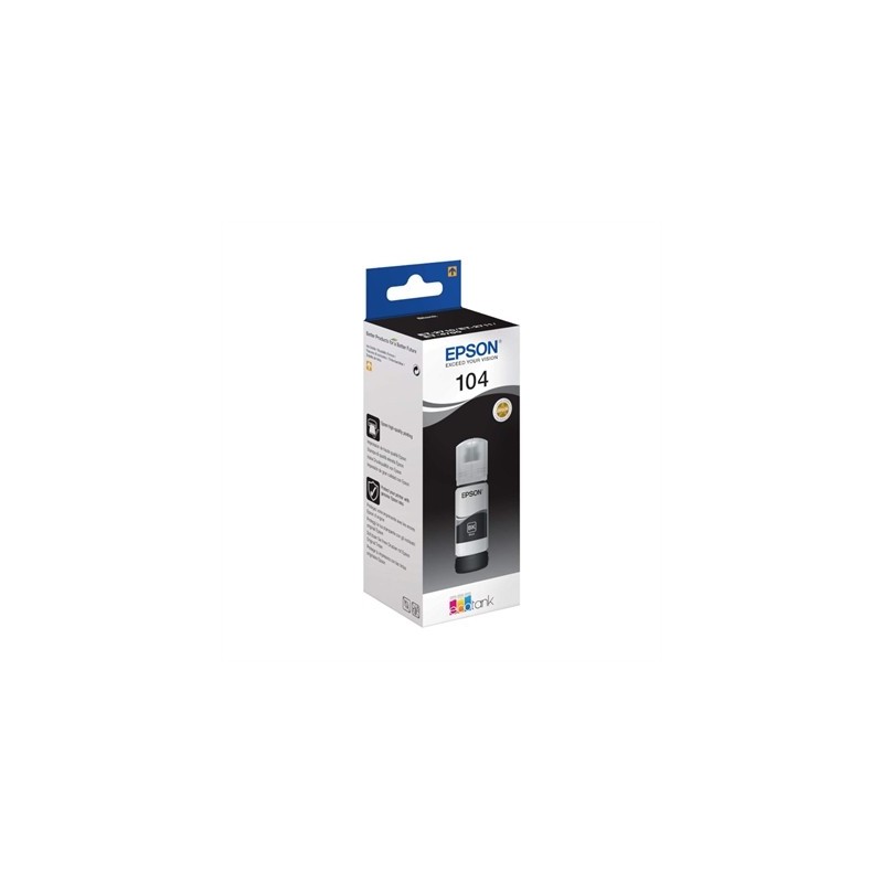 Epson Botella Tinta Ecotank 104 Negro