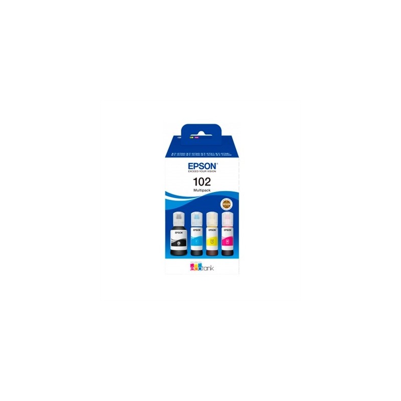 Epson Botellas Multipack Ecotank 102 4 Colores