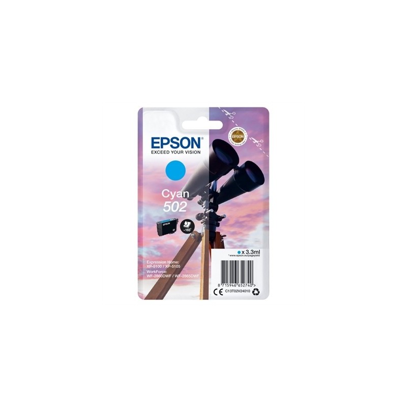 Epson Cartucho 502 Cyan