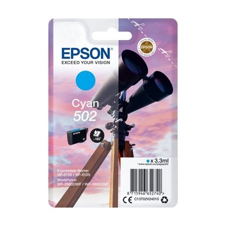 Epson Cartucho 502 Cyan