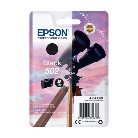 Epson Cartucho 502 Negro