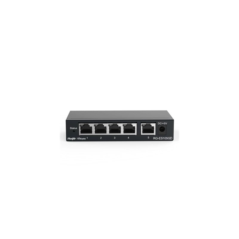 Reyee RG-ES105GD Switch 5xGb RJ45 Steel Case