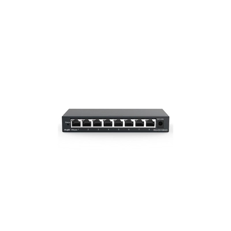 Reyee Unmanaged Switch 8xGb RJ45 Steel Case