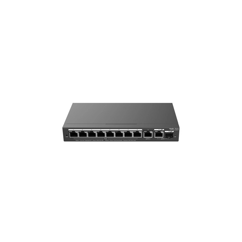 Reyee RG-ES210GS-P Switch 8xG 2xUpL 1xSFP C PoE 12
