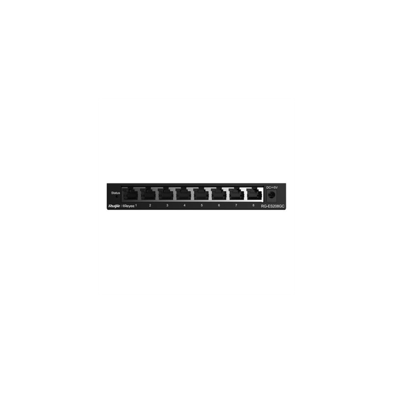Reyee 8-Port Gigabit Smart Switch, 8 Gigabit RJ45