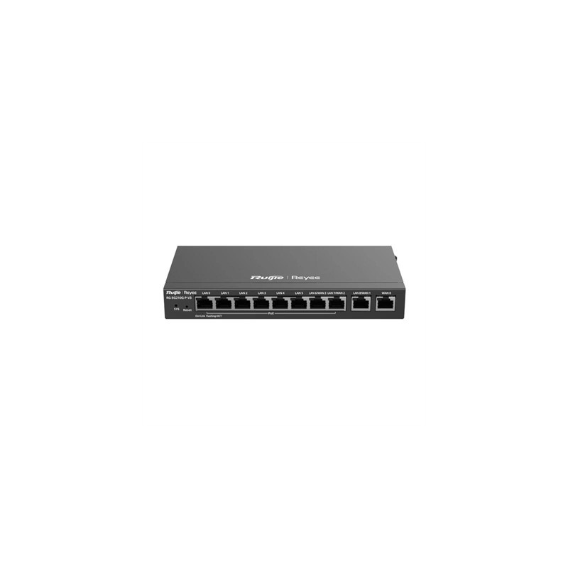 Reyee 10-Port Gigabit Cloud-Managed Gateway, 8 x P