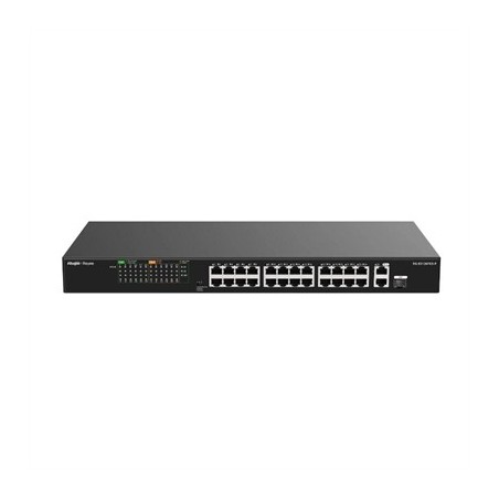 Reyee 24-Port 100Mbps + 1 Uplink Port 1000Mbps + 1