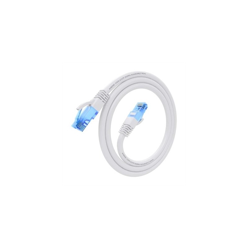 Aisens Cable RJ45 CAT.6 UTP AWG26 CCA Blanco 0.5