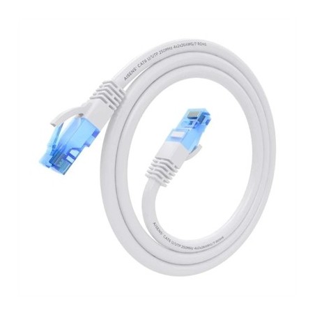 Aisens Cable RJ45 CAT.6 UTP AWG26 CCA Blanco 0.5