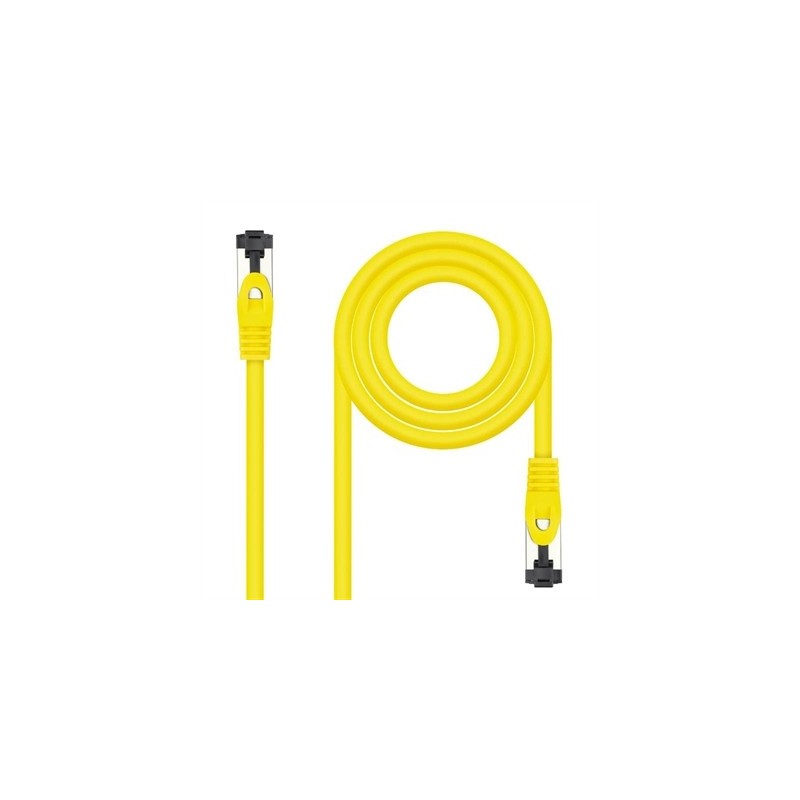 Nanocable Cable red Cat. 8.1 2GHZ SSTP Amarillo 2m
