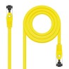 Nanocable Cable red Cat. 8.1 2GHZ SSTP Amarillo 1m