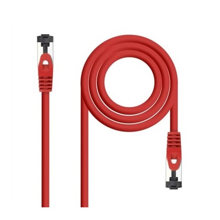 Nanocable Cable red Cat. 8.1 2GHZ SSTP Rojo 1m