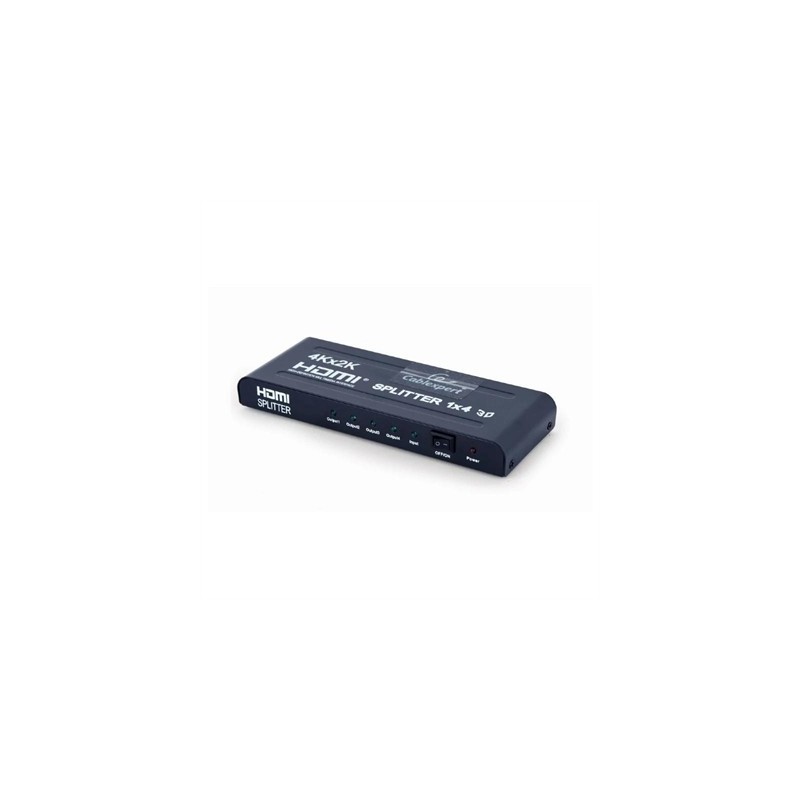 Gembird Divisor de HDMI 4 Puertos Negro