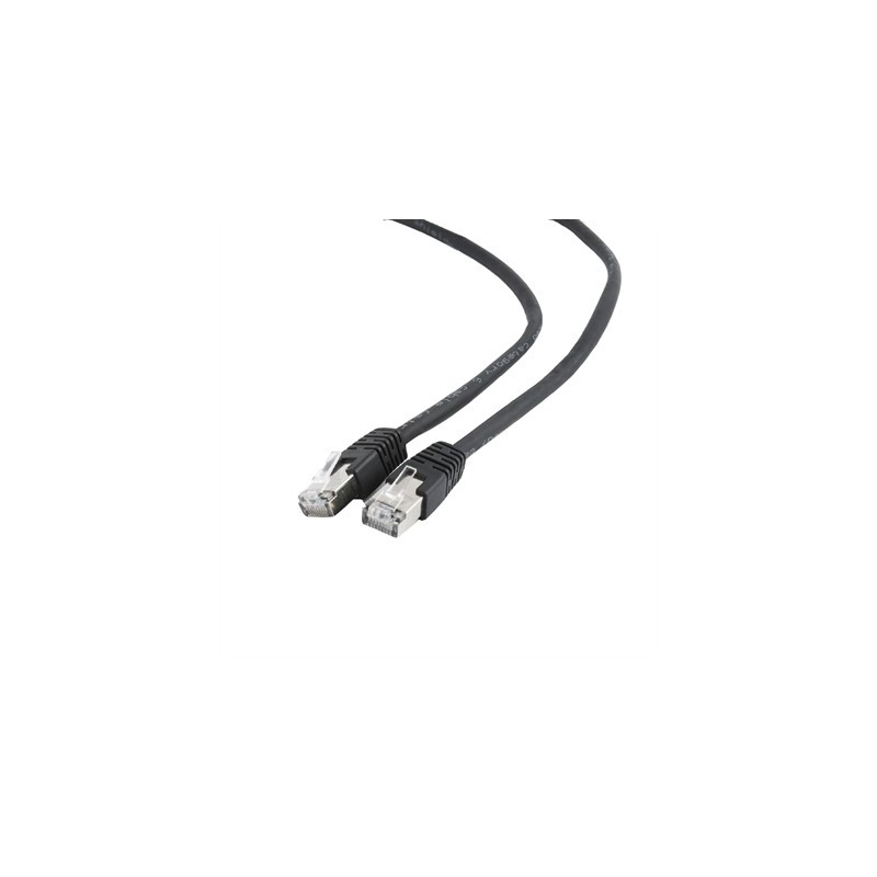 Gembird Latiguillo Cat.6 FTP 1 M Negro