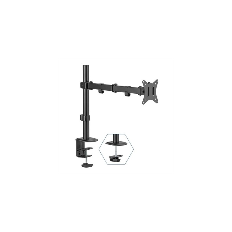 iggual SPM01 Soporte pinza 1 monitor 17"-32"