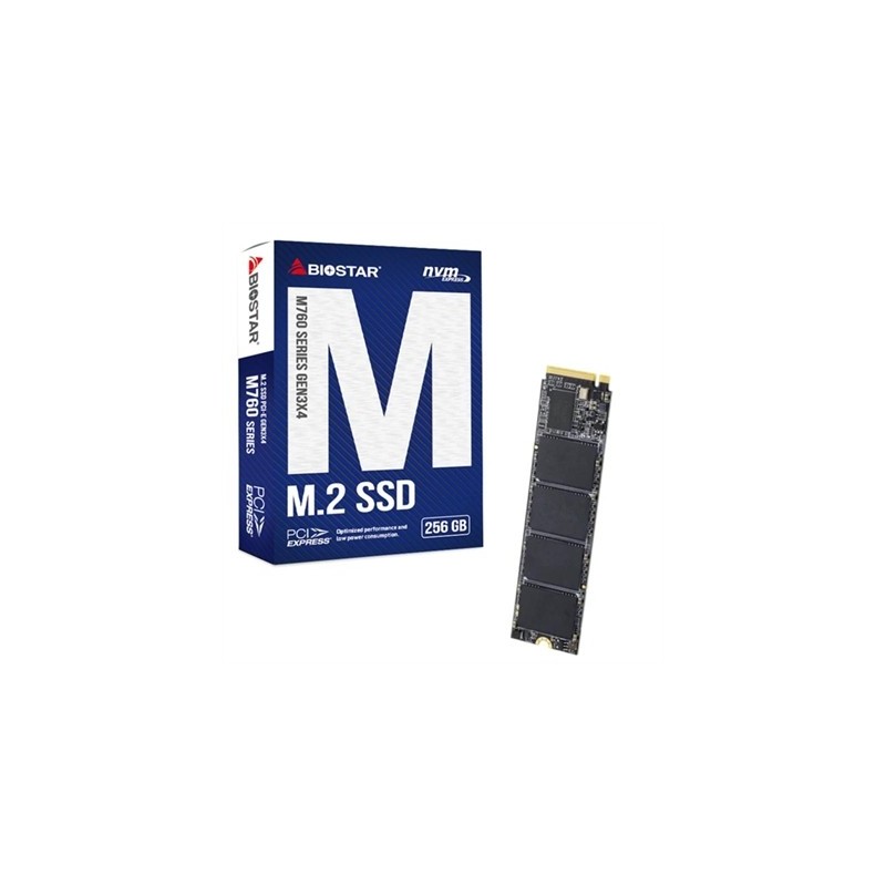 Biostar SSD M760 256Gb Pcie Gen3x4 NVMe 1.3