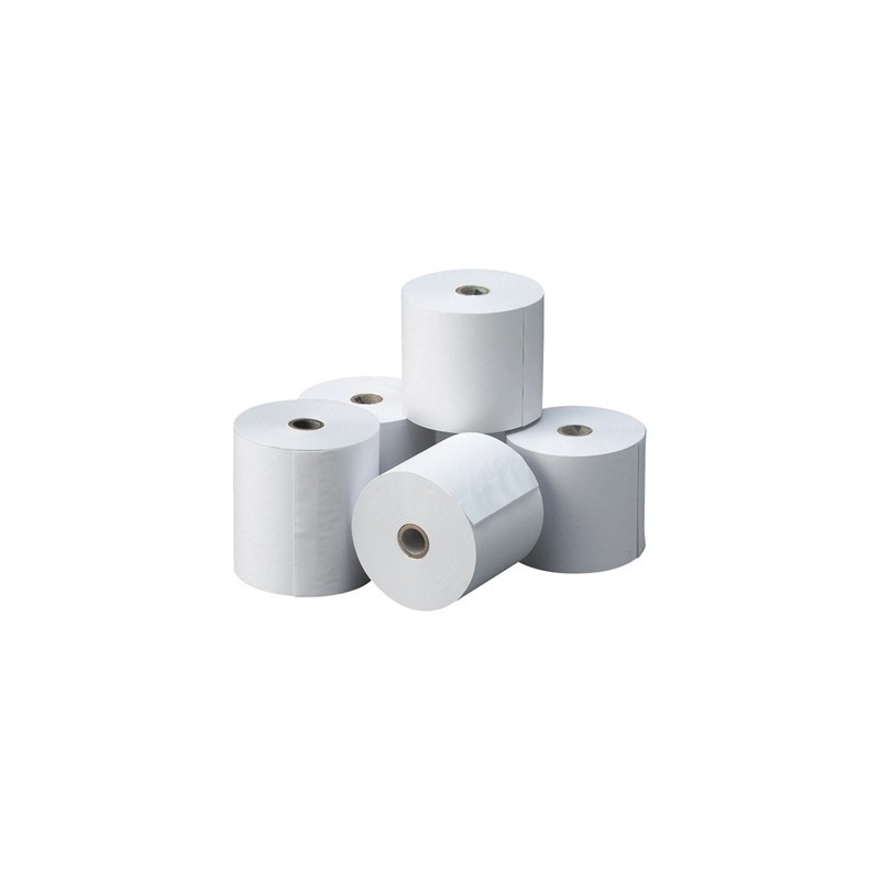 Rollo Papel Térmico 80X80X12 MM Pack 6 Uds sin BPA
