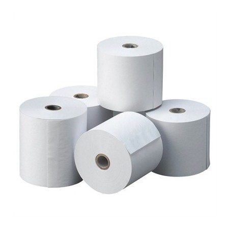 Rollo Papel Térmico 80X80X12 MM Pack 6 Uds sin BPA