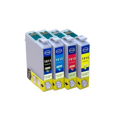 INKOEM Cartucho Compatible Epson T1812XL Cian