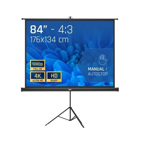 iggual Pantalla 84" 176x134 cm 4:3 trípode+bolsa