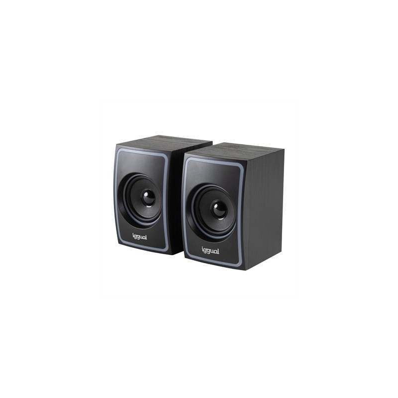 iggual Altavoces 2.0 10W mini-jack + USB Bluetooth